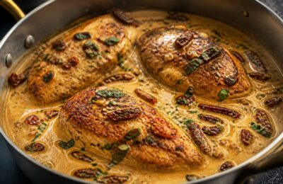 Marry Me Chicken este rețeta virală cu sos cremos care transformă pieptul de pui într-o cină specială