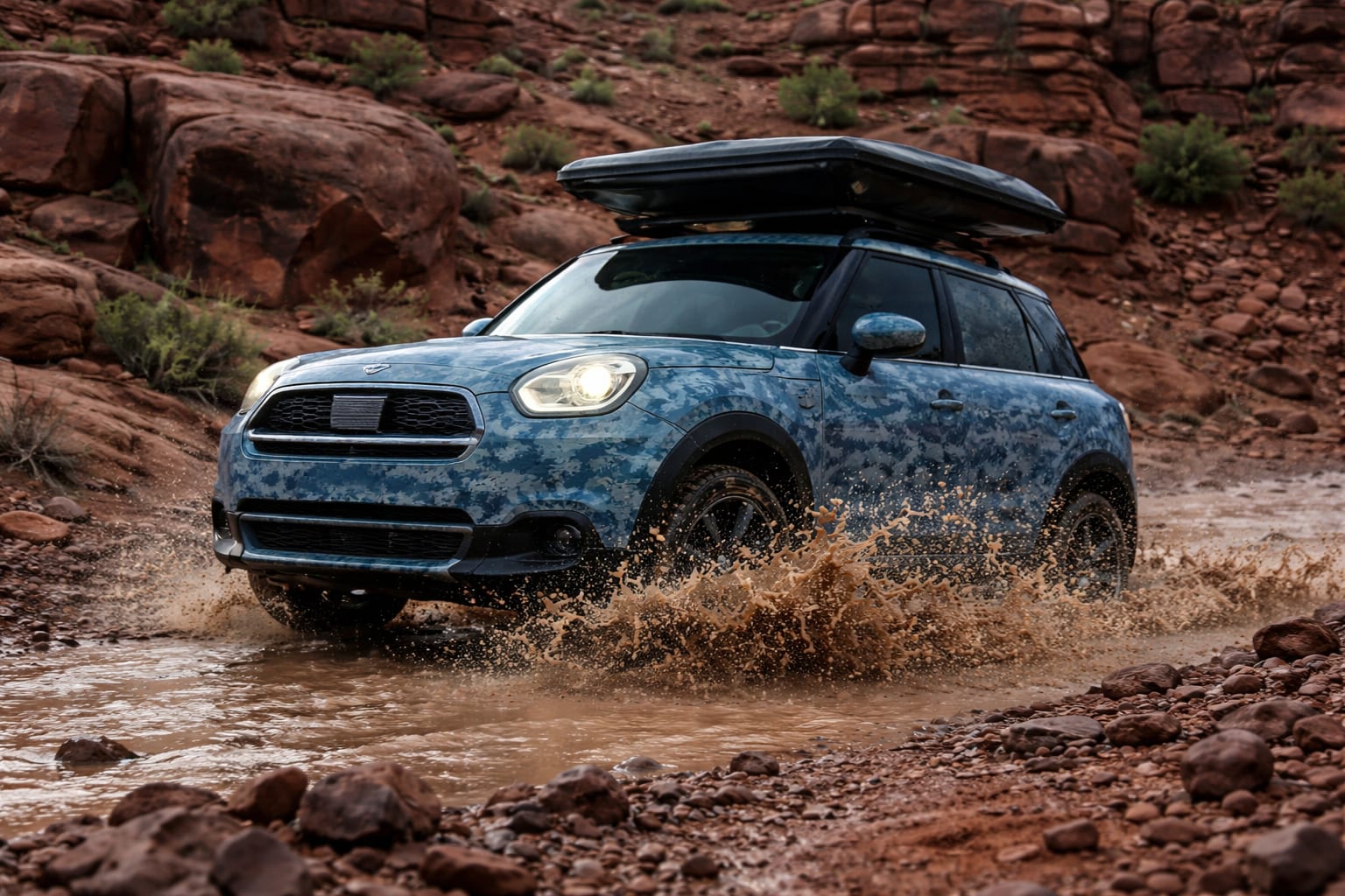 MINI va testa un model Countryman nelansat în competiția de deșert Rebelle Rally 2026
