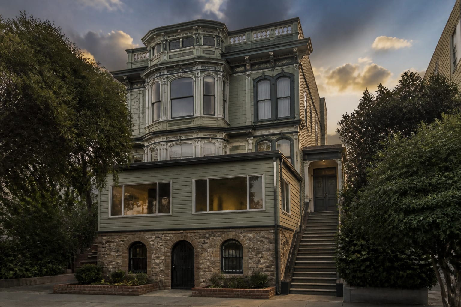 O casă cu trei niveluri din San Francisco a primit trei identități diferite fără o renovare completă