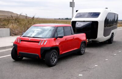 Pickup-ul electric Telo MT1 tractează peste 3,6 tone deși are dimensiunile unui Mini Cooper