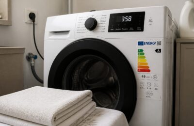 Programul Eco al mașinii de spălat poate dura patru ore dar reduce semnificativ facturile la energie și apă