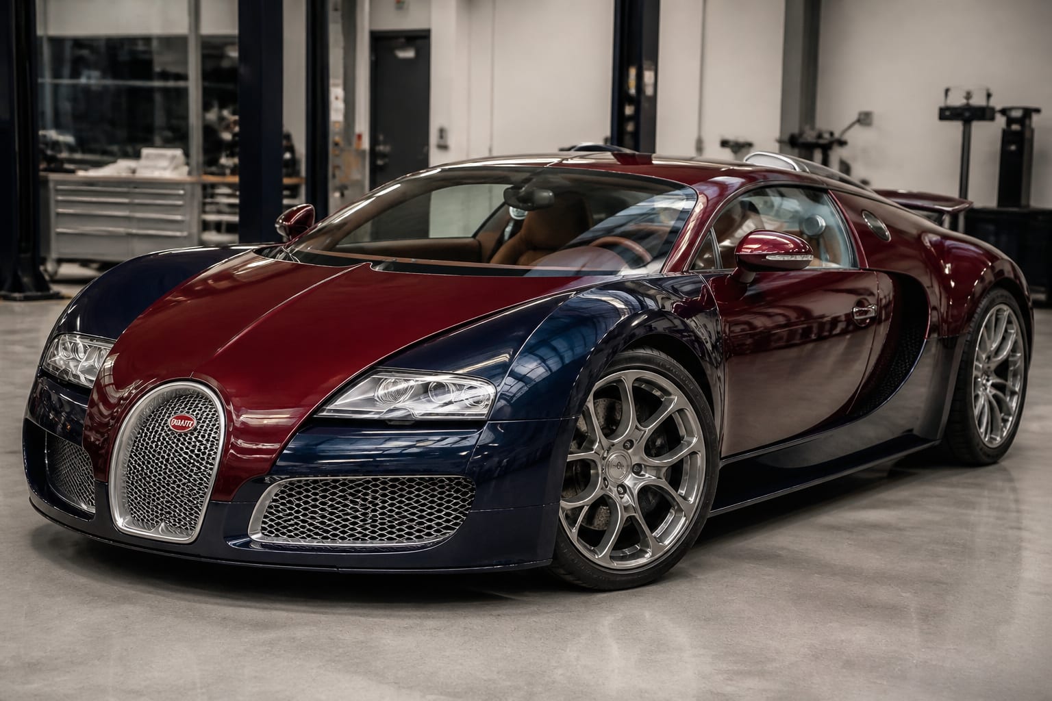 Un Bugatti Veyron a fost reconstruit complet pentru a marca 20 de ani de la lansare
