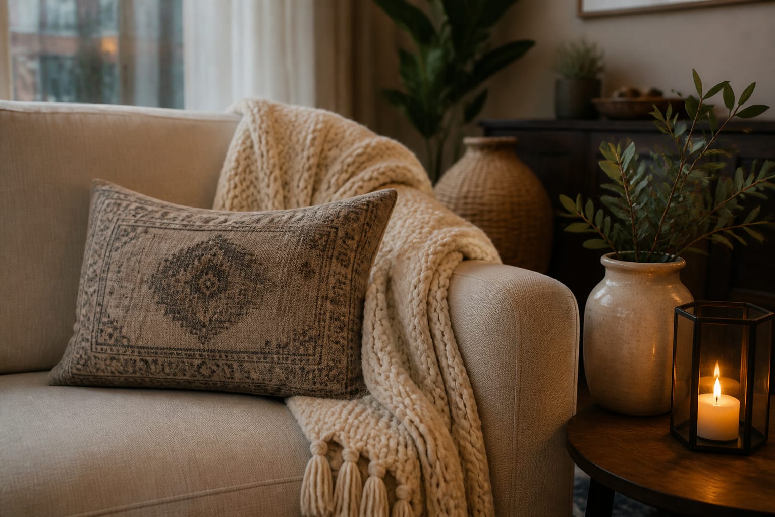 Living modern cu accente rustice