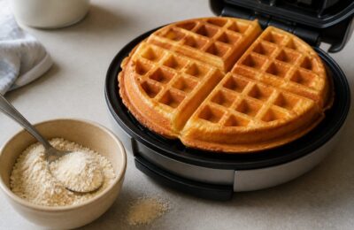 Pudra de lapte maltat poate rumeni uniform waffles, clătitele și fursecurile