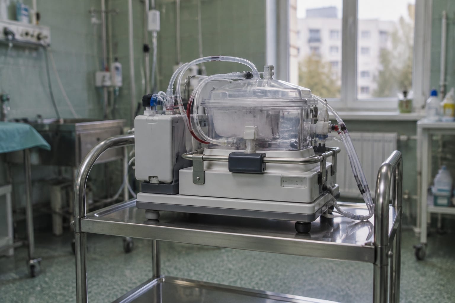 Aparat transport transplant cardiac